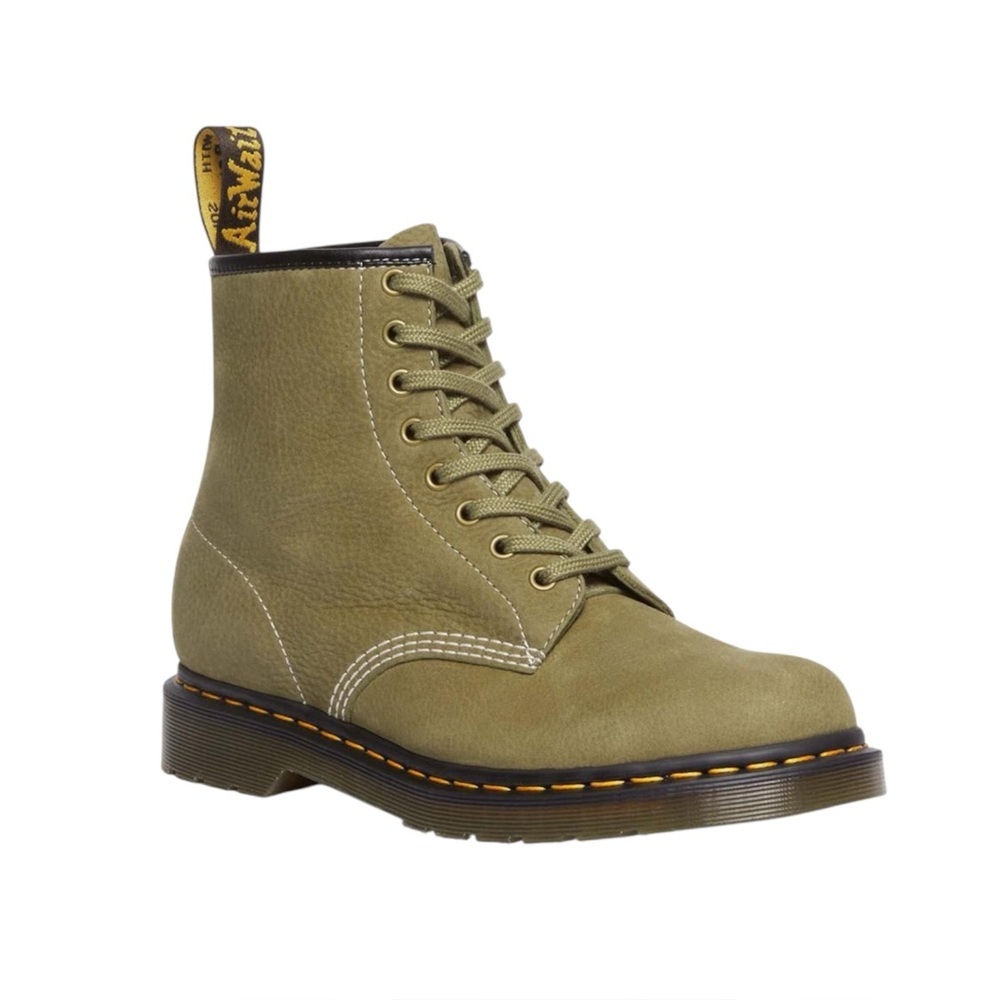 1460 TUMBLED NUBUCK LEATHER LACE UP BOOTS